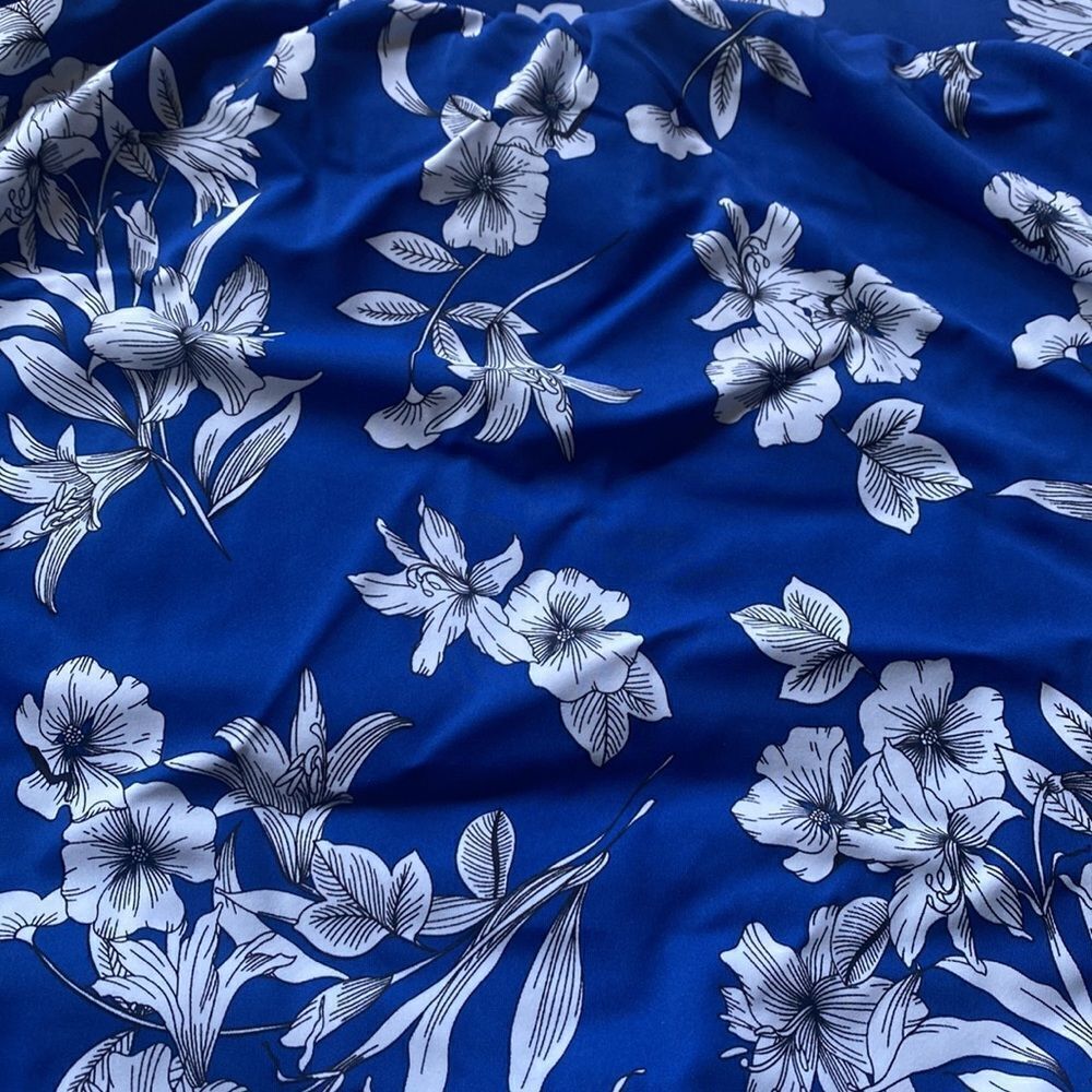 Lane Bryant Cacique SWIM skirt panties shorts 28 blue - Picture 2 of 9